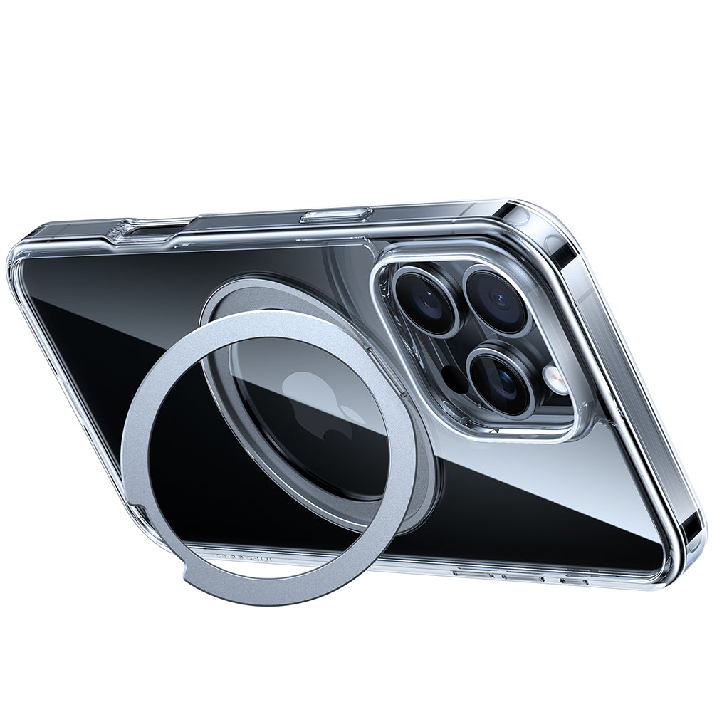 Capa MagSafe para Apple iPhone 16 Pro Max, Torras, Ostand Pro, Transparente