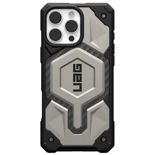 Capa MagSafe para Apple iPhone 16 Pro Max, Urban Armor Gear, Monarch Pro, Cinzento