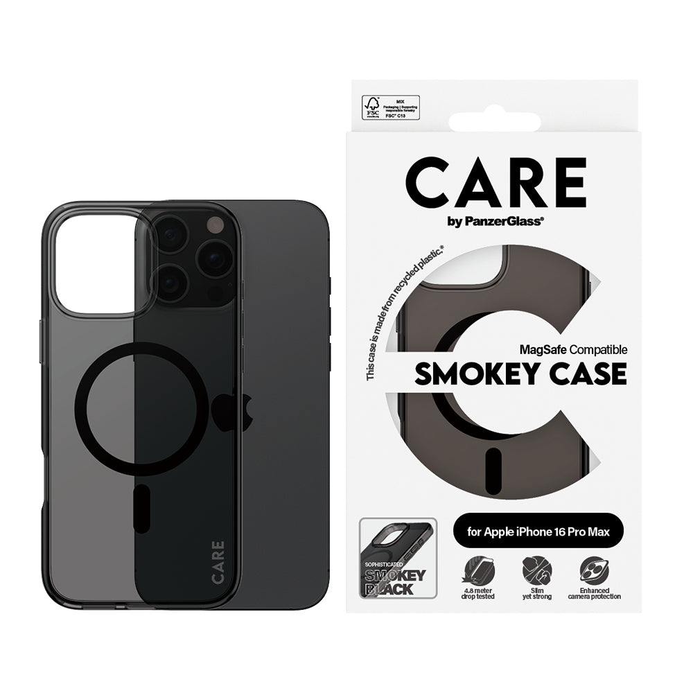 Capa MagSafe para Apple iPhone 16 Pro, PanzerGlass, Care Urban Combat, Preta
