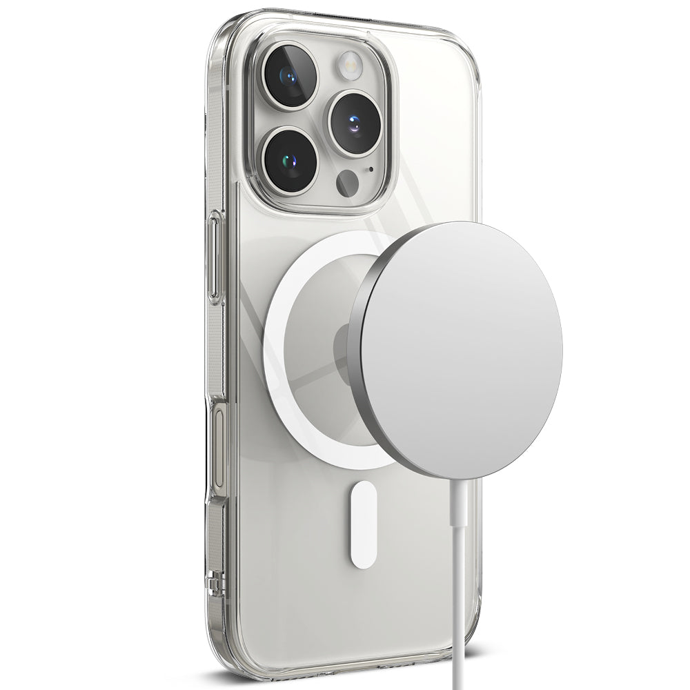 Capa MagSafe para Apple iPhone 16 Pro, Ringke, Fusion, Transparente