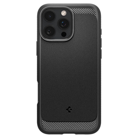 Capa MagSafe para Apple iPhone 16 Pro, Spigen, Rugged Armor, Preta Fosca ACS08115
