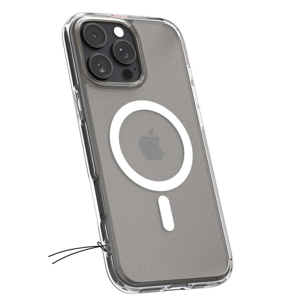 MagSafe Case for Apple iPhone 16 Pro, Spigen, Ultra Hybrid, Satin Transparent ACS08133