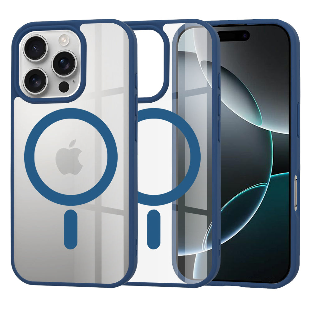 Capa MagSafe para Apple iPhone 16 Pro, Techsuit, Pro, Azul