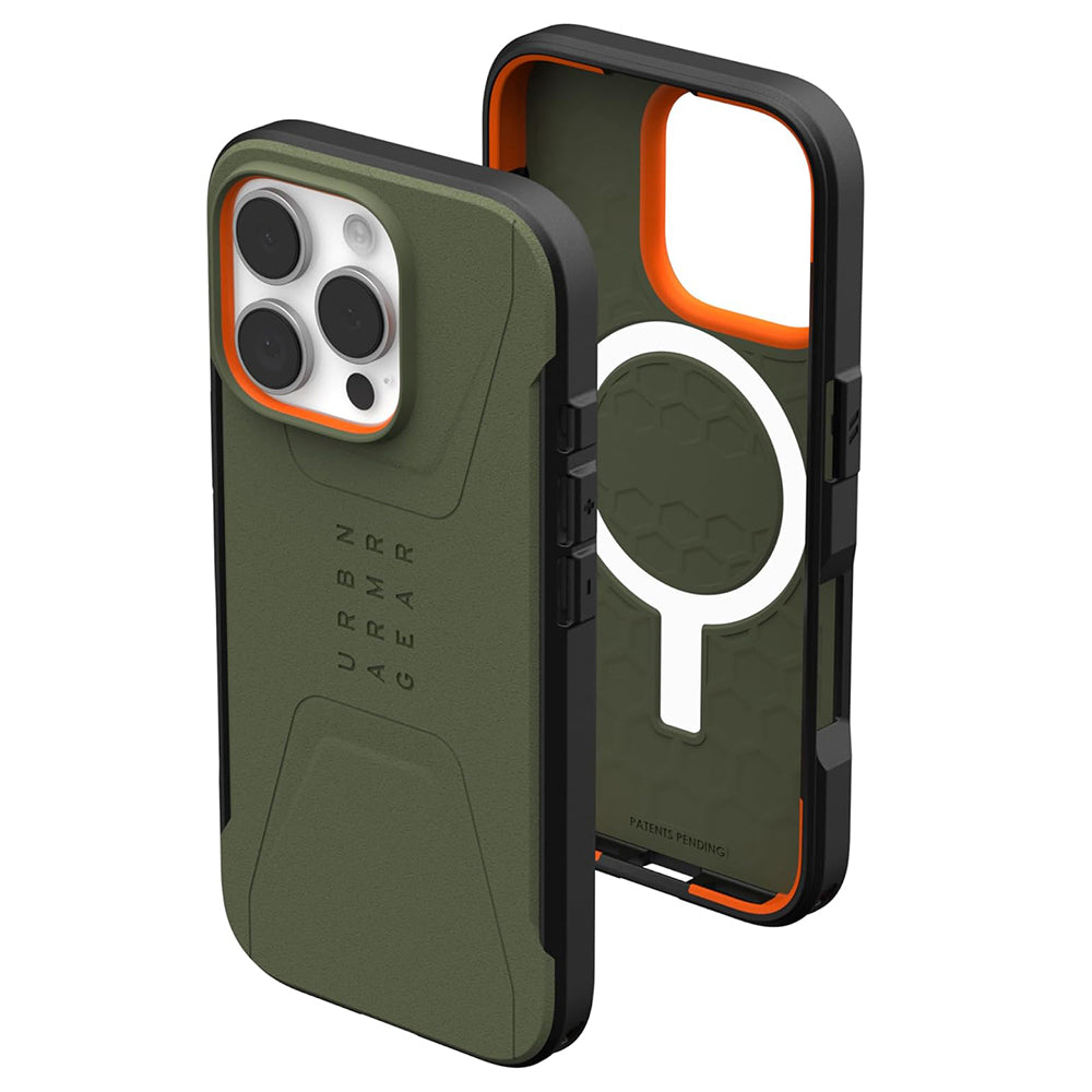 Capa MagSafe para Apple iPhone 16 Pro, Urban Armor Gear, Civilian, Verde