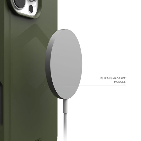 Capa MagSafe para Apple iPhone 16 Pro, Urban Armor Gear, Essential Armor, Verde
