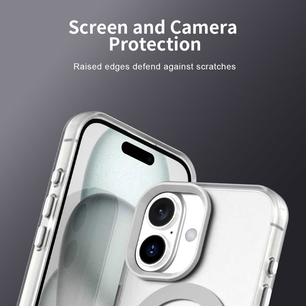 Capa MagSafe para Apple iPhone 16, Techsuit, CandyCase, Branca