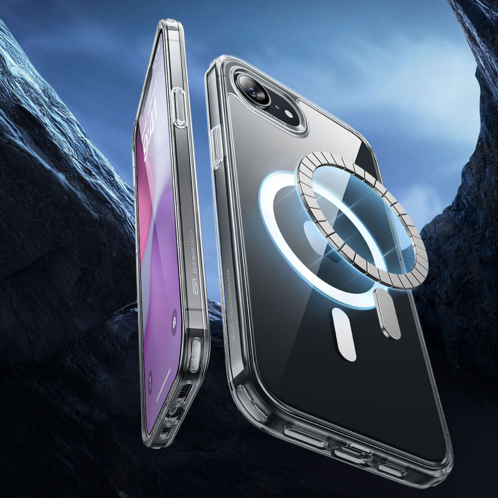 Capa MagSafe para Apple iPhone 17e / 16e, ESR, Classic Hybrid, Transparente