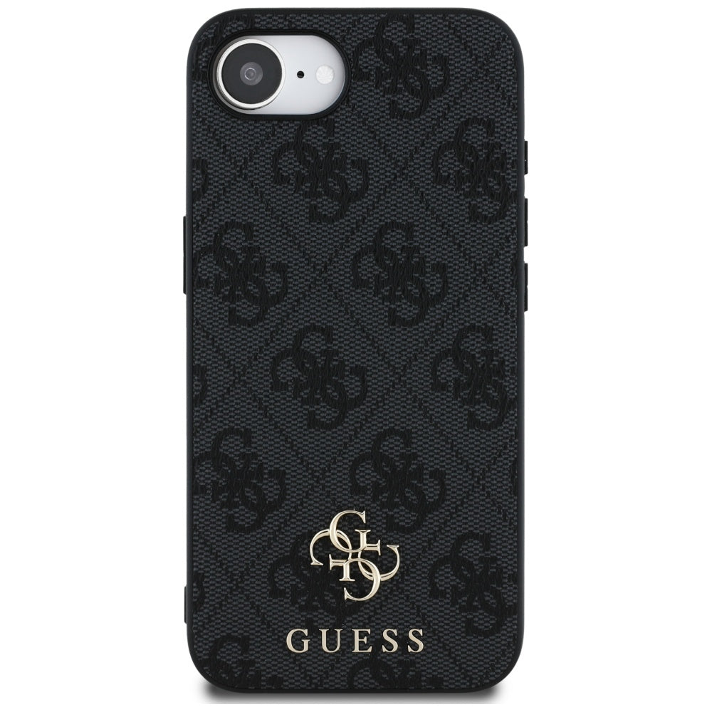 Capa MagSafe para Apple iPhone 17e / 16e, Guess, 4G Classic, Preta