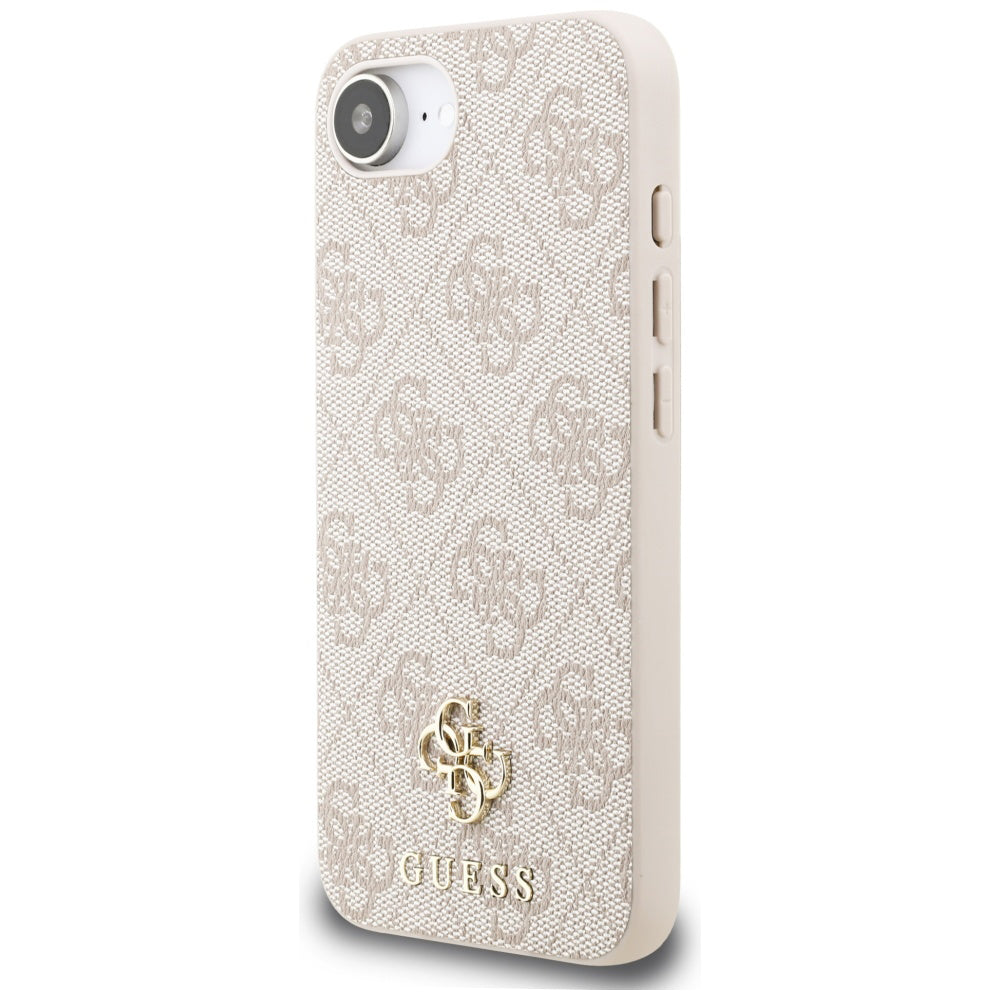 Capa MagSafe para Apple iPhone 17e / 16e, Guess, 4G Classic, Rosa