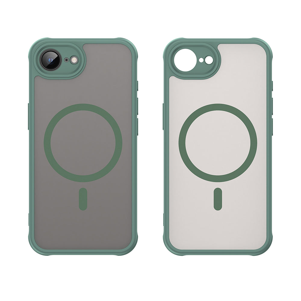 Capa MagSafe para Apple iPhone 17e / 16e, Techsuit, HaloFrost II, Verde