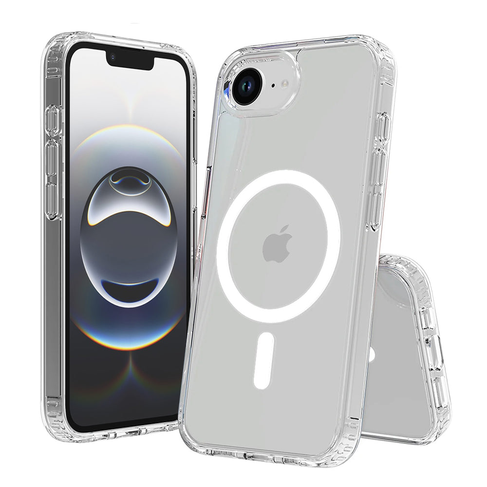 Capa MagSafe para Apple iPhone 17e / 16e, Techsuit, Pro, Transparente