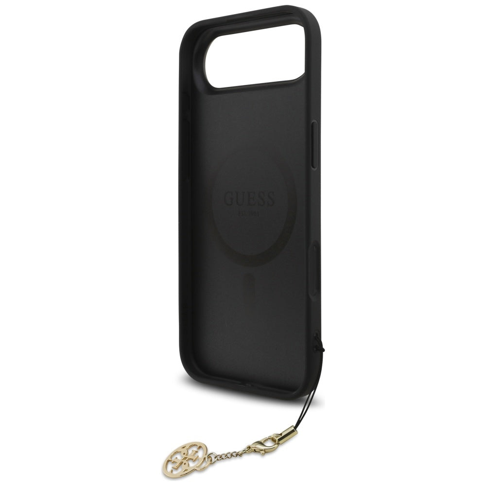Capa MagSafe para Apple iPhone 17 Air, Guess, 4G Charm Cradle, Preta