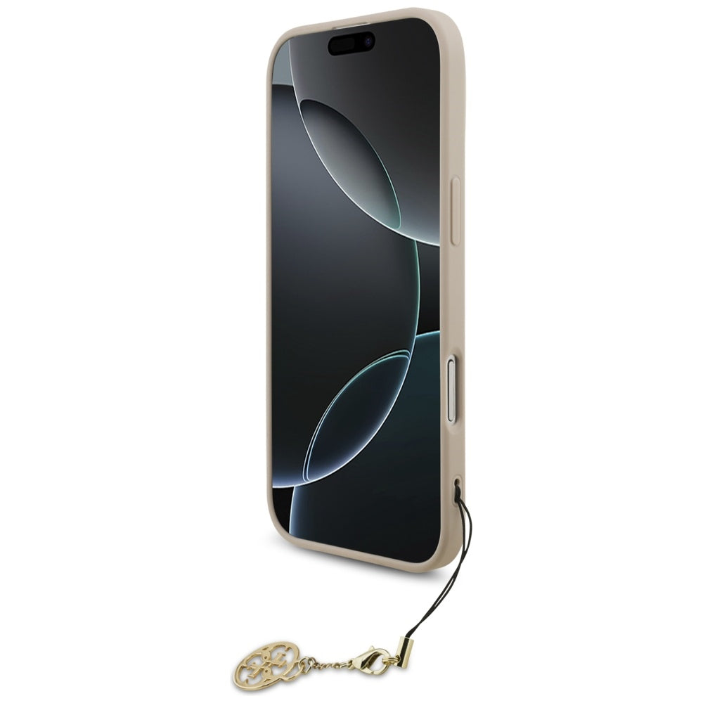 Capa MagSafe para Apple iPhone 17 Air, Guess, 4G Charm Cradle, Rosa