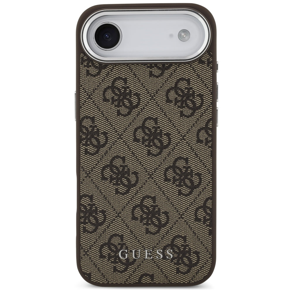 Capa MagSafe para Apple iPhone 17 Air, Guess, 4G Classic Logo, Castanho