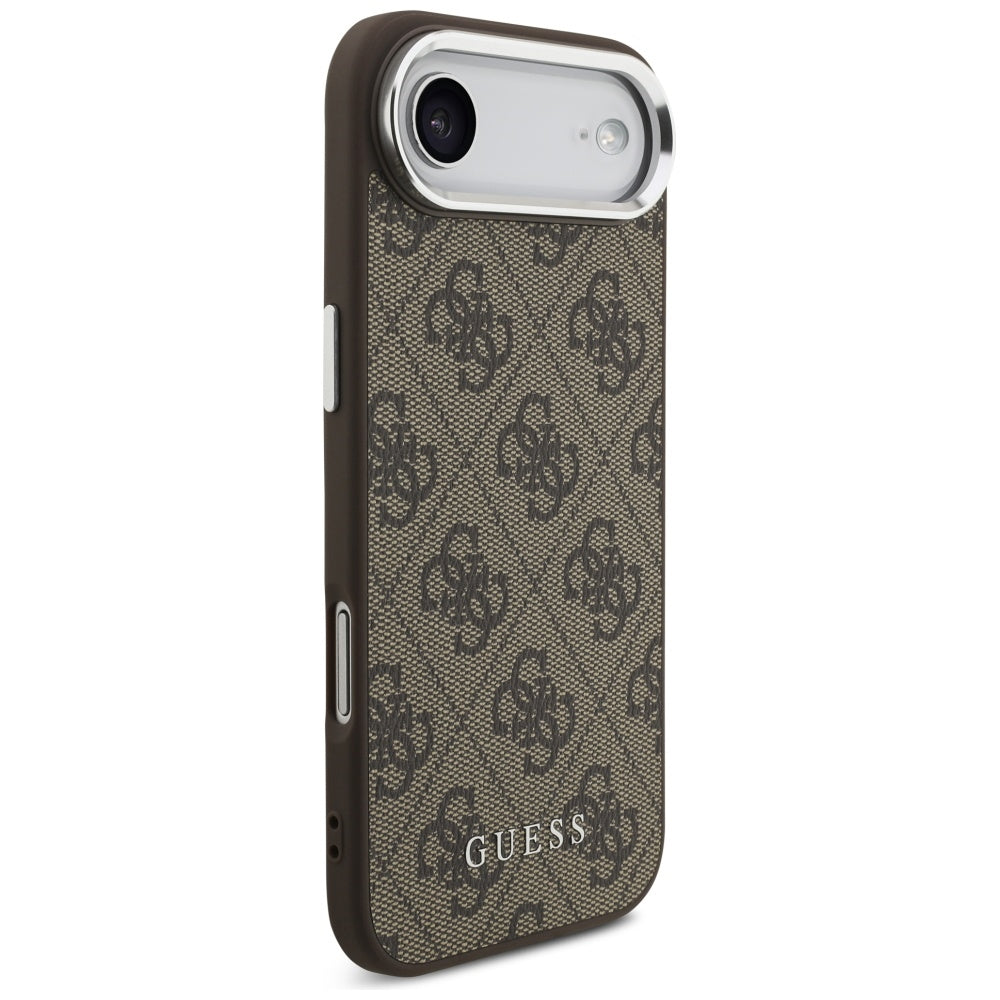 Capa MagSafe para Apple iPhone 17 Air, Guess, 4G Classic Logo, Castanho