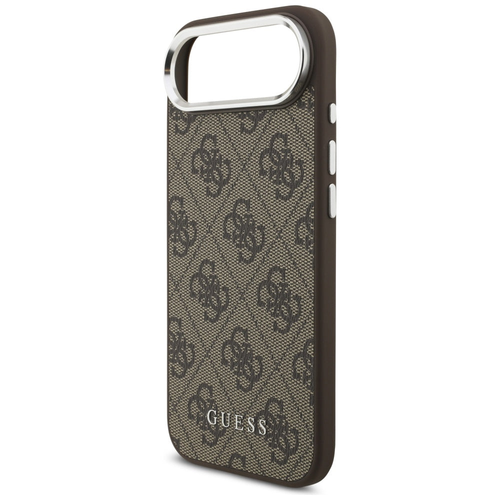 Capa MagSafe para Apple iPhone 17 Air, Guess, 4G Classic Logo, Castanho
