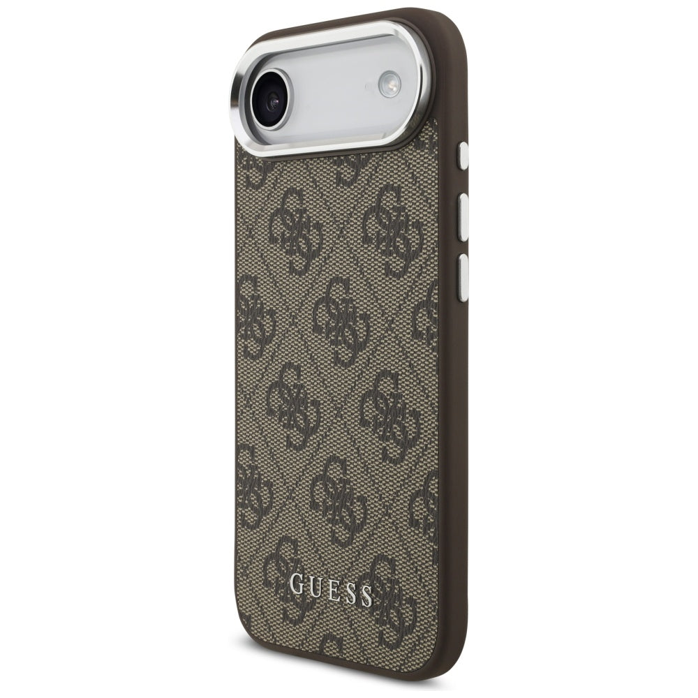 Capa MagSafe para Apple iPhone 17 Air, Guess, 4G Classic Logo, Castanho