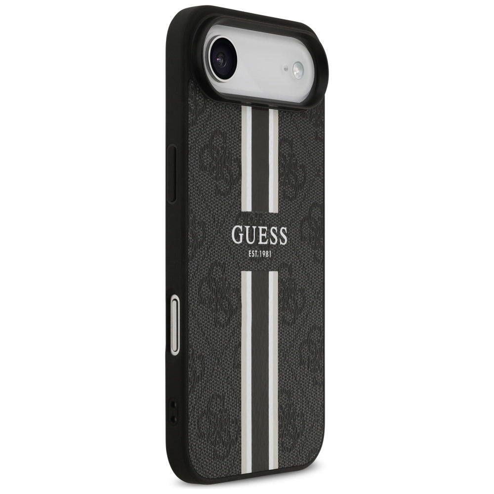 Capa MagSafe para Apple iPhone 17 Air, Guess, 4G Printed Stripes, Preta