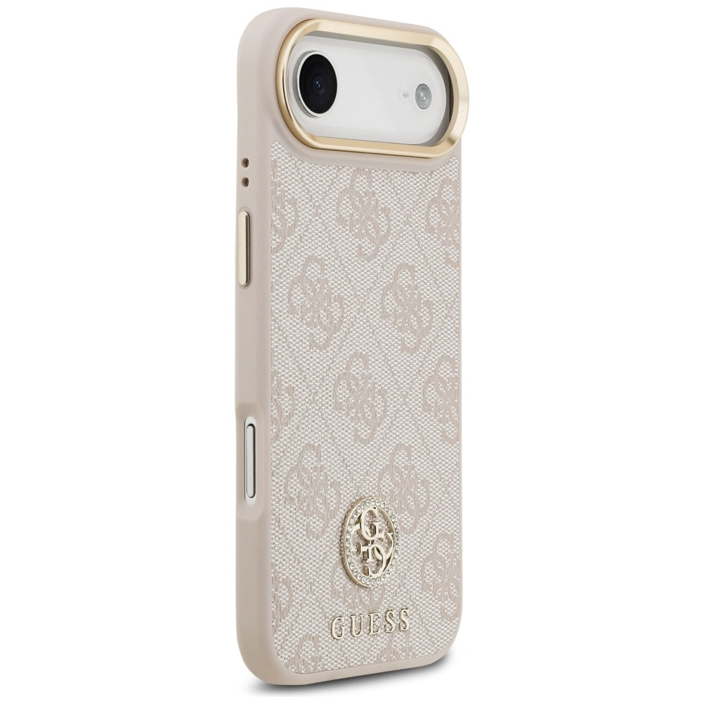 Capa MagSafe para Apple iPhone 17 Air, Guess, 4G Strass Logo, Rosa