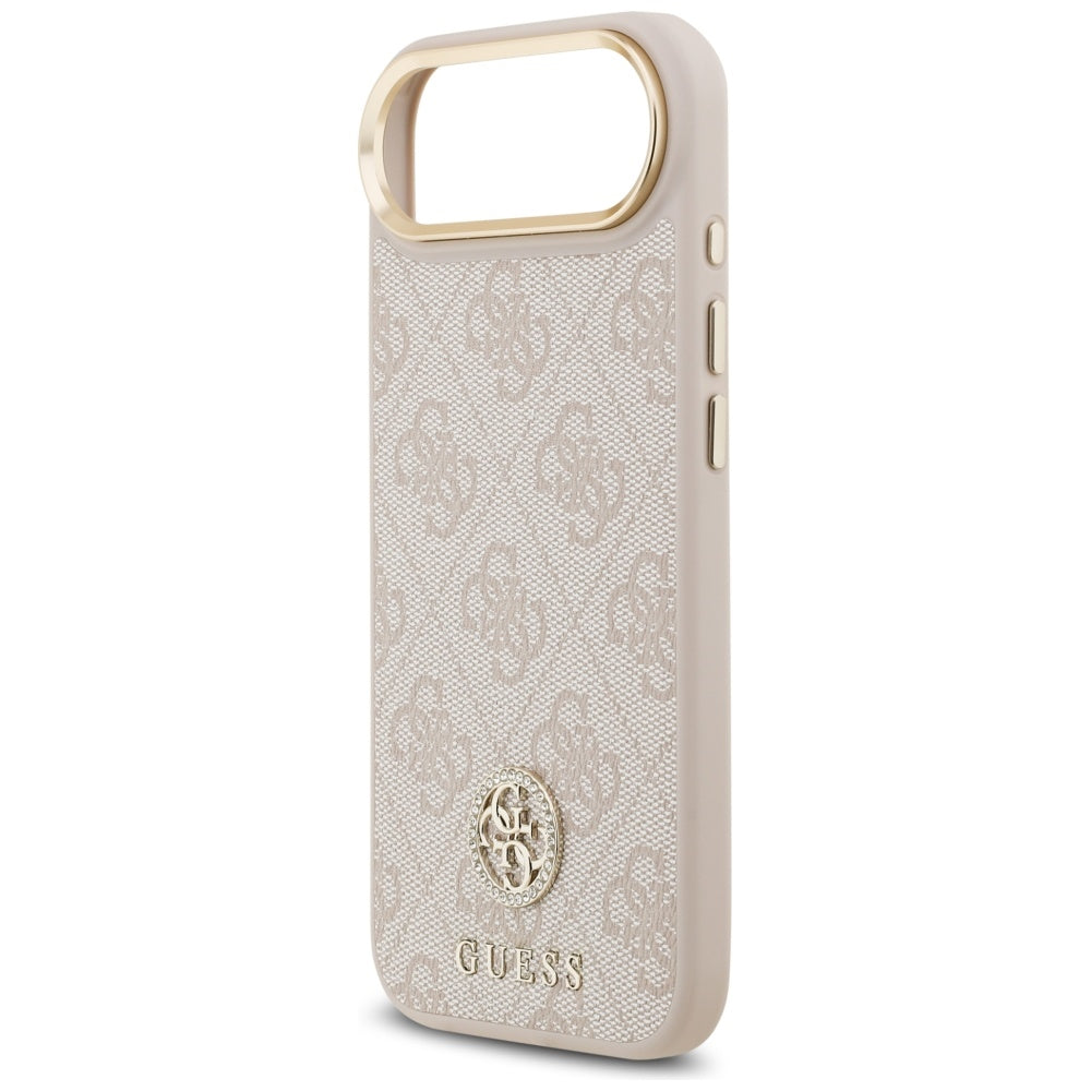 Capa MagSafe para Apple iPhone 17 Air, Guess, 4G Strass Logo, Rosa