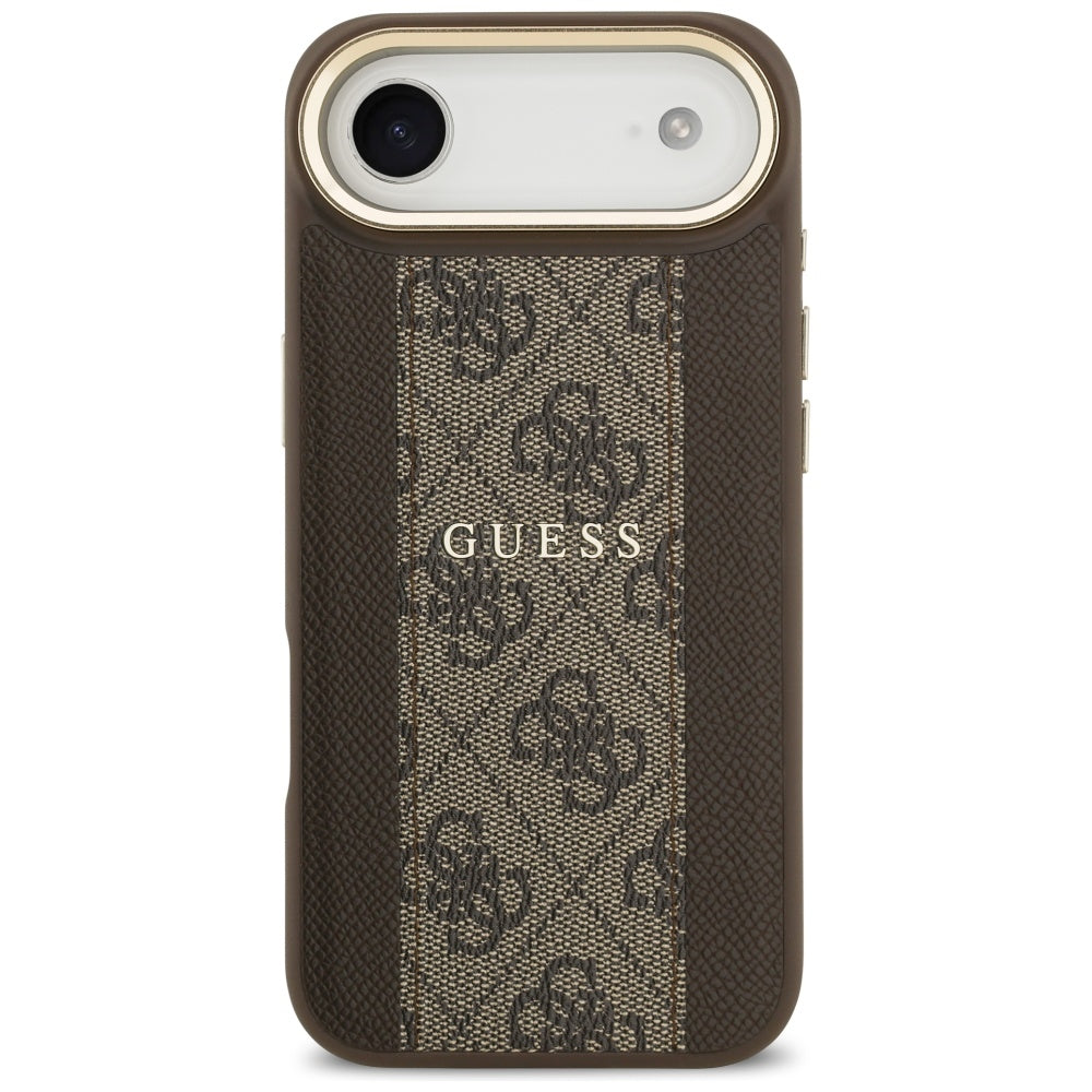 Capa MagSafe para Apple iPhone 17 Air, Guess, 4G Stripe, Marrom
