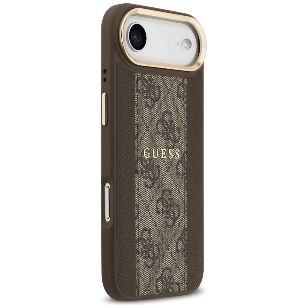 Capa MagSafe para Apple iPhone 17 Air, Guess, 4G Stripe, Marrom