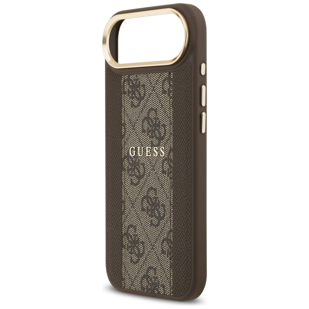 Capa MagSafe para Apple iPhone 17 Air, Guess, 4G Stripe, Marrom