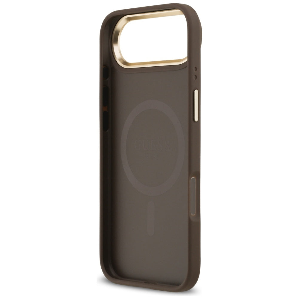 Capa MagSafe para Apple iPhone 17 Air, Guess, 4G Stripe, Marrom