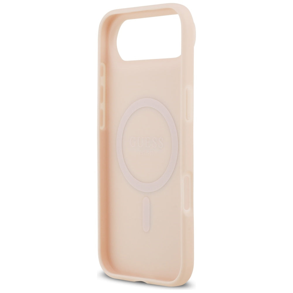 Capa MagSafe para Apple iPhone 17 Air, Guess, Grained Flowers, Rosa