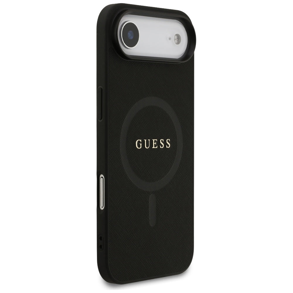 Capa MagSafe para Apple iPhone 17 Air, Guess, Saffiano Classic Logo, Preta