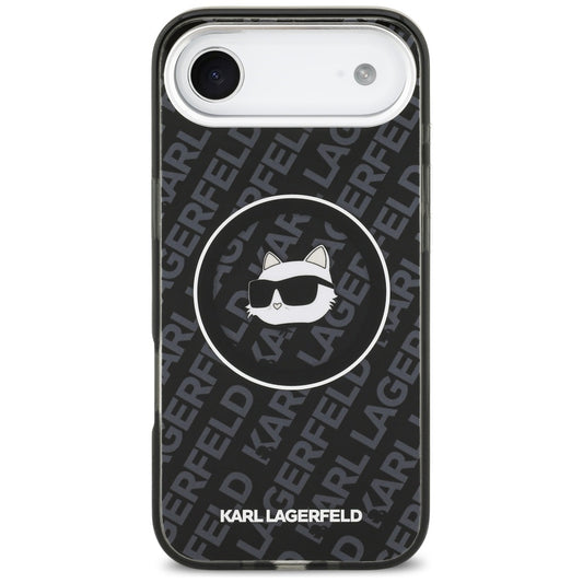 Capa MagSafe para Apple iPhone 17 Air, Karl Lagerfeld, IML Choupette's Head, Preta