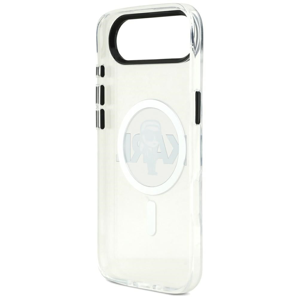 Capa MagSafe para Apple iPhone 17 Air, Karl Lagerfeld, IML Sketch Logo Karl, Transparente