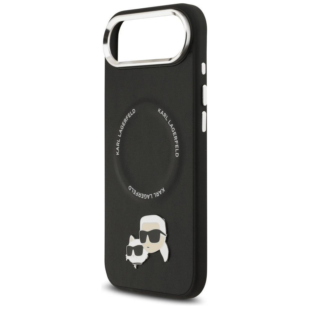 Capa MagSafe para Apple iPhone 17 Air, Karl Lagerfeld, Karl & Choupette Pins, Preta
