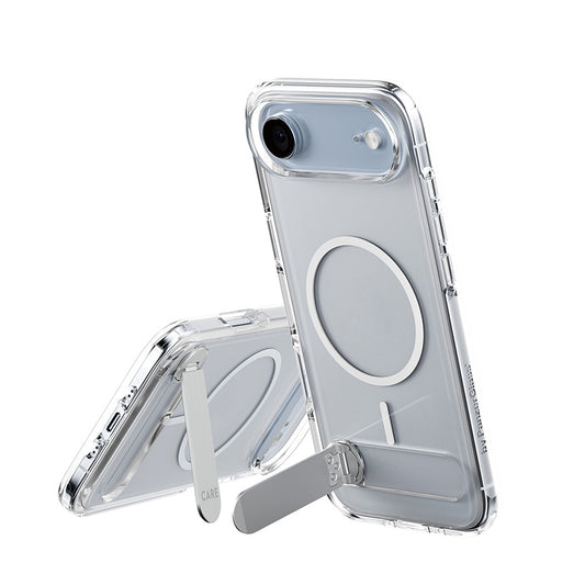 Capa MagSafe para Apple iPhone 17 Air, PanzerGlass, com Suporte Kickstand, Transparente