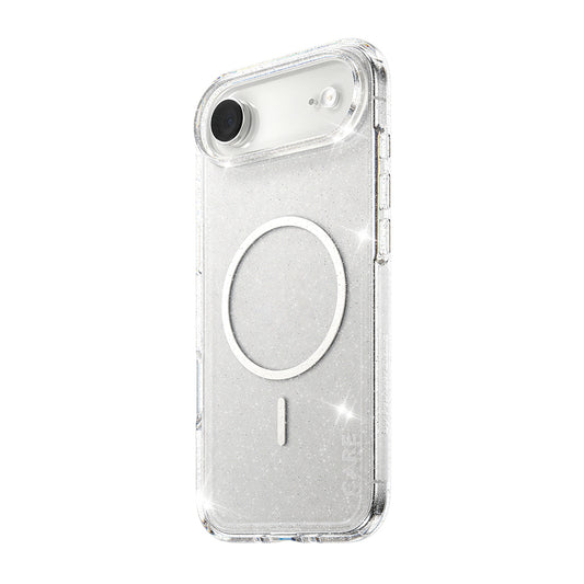 Capa MagSafe para Apple iPhone 17 Air, PanzerGlass, Care Urban Explorer Star Lit, Transparente Branca