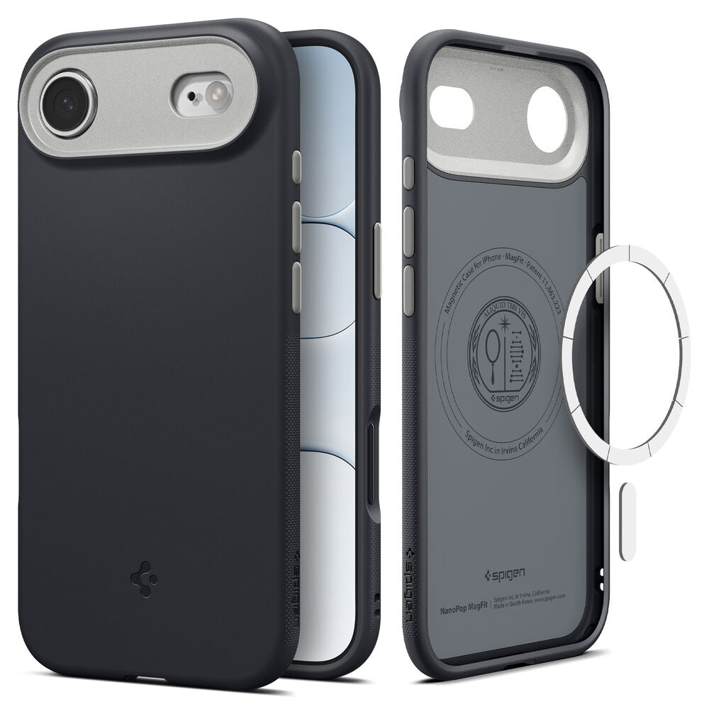 Capa MagSafe para Apple iPhone 17 Air, Spigen, Caseology Nano Pop, Preta ACS10301