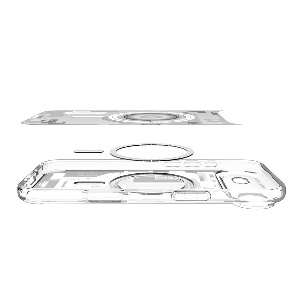 Capa MagSafe para Apple iPhone 17 Air, Spigen, Ultra Hybrid Zero One, Branca