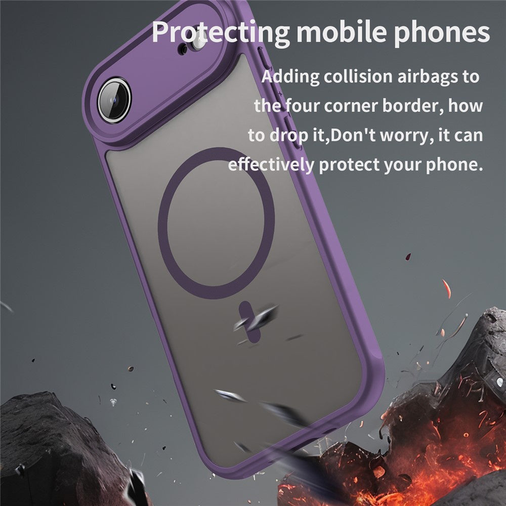 Capa MagSafe para Apple iPhone 17 Air, Techsuit, HaloFrost II, Roxo