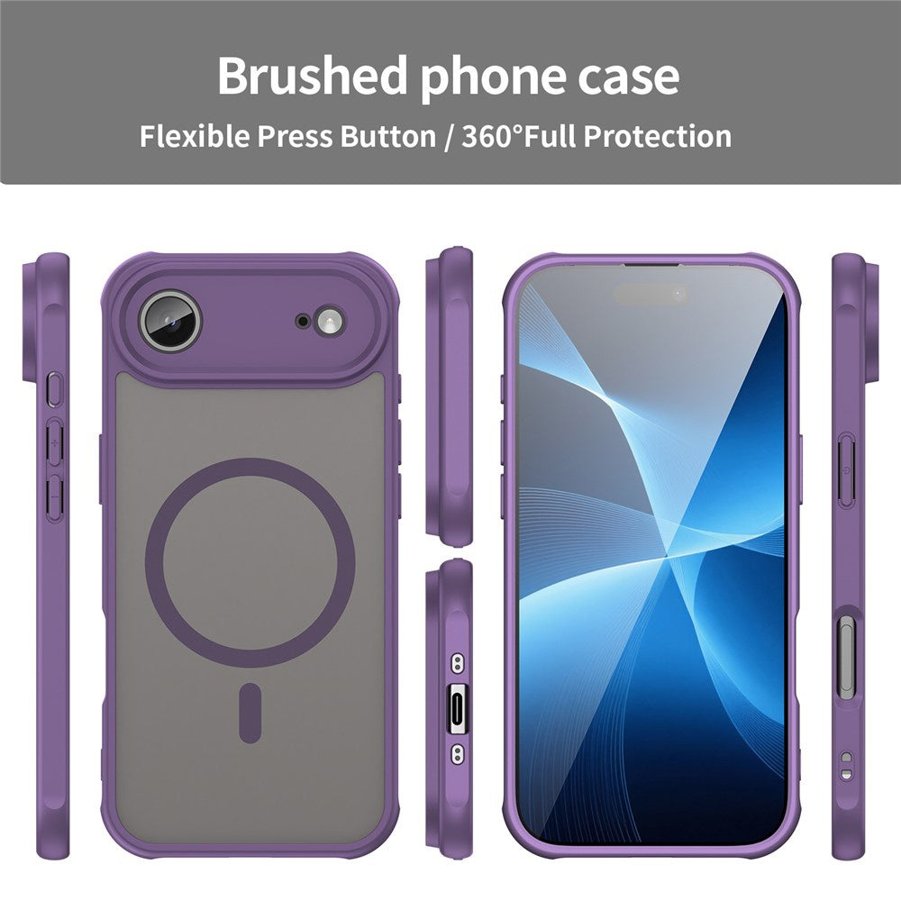 Capa MagSafe para Apple iPhone 17 Air, Techsuit, HaloFrost II, Roxo