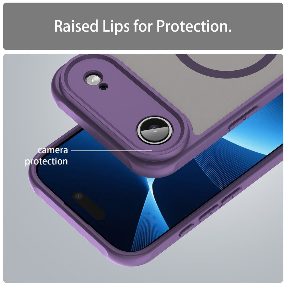 Capa MagSafe para Apple iPhone 17 Air, Techsuit, HaloFrost II, Roxo