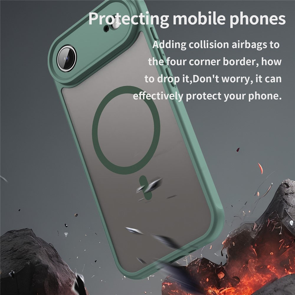 Capa MagSafe para Apple iPhone 17 Air, Techsuit, HaloFrost II, Verde
