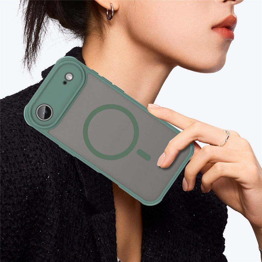 Capa MagSafe para Apple iPhone 17 Air, Techsuit, HaloFrost II, Verde