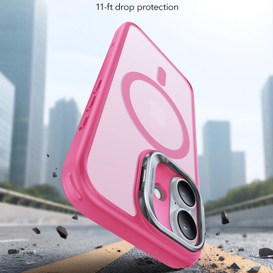 MagSafe Case for Apple iPhone 17, ESR, Classic Hybrid Kickstand, Satin Pink