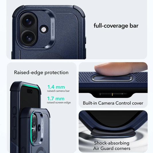 Capa MagSafe para Apple iPhone 17, ESR, Cyber, Azul