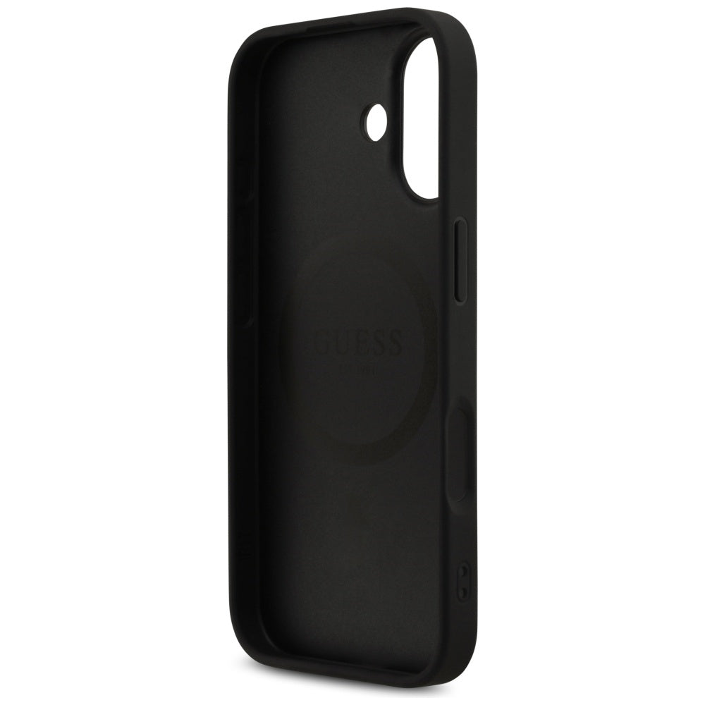 Capa MagSafe para Apple iPhone 17, Guess, 4G Printed Stripes, Preta