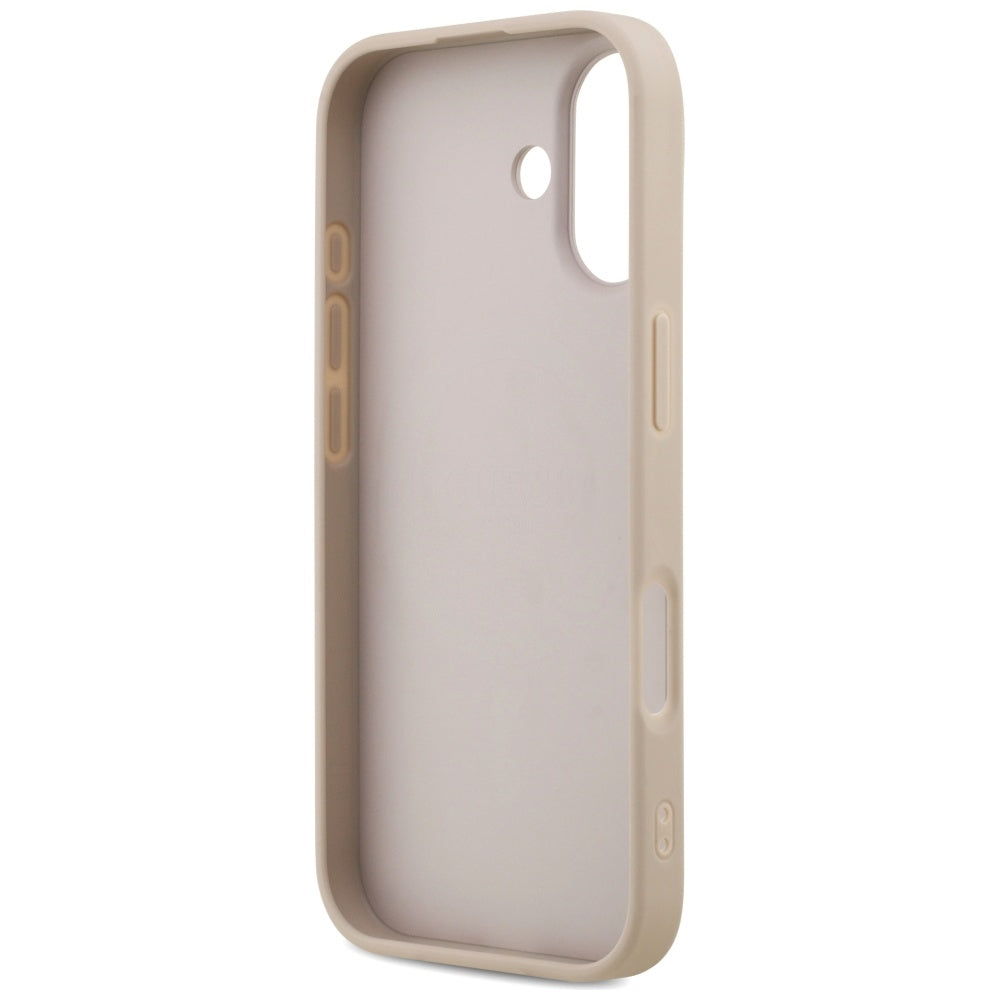 Capa MagSafe para Apple iPhone 17, Guess, 4G Ring Classic Logo, Rosa