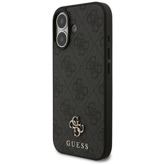Capa MagSafe para Apple iPhone 17, Guess, 4G Small and Classic Logo, Preta