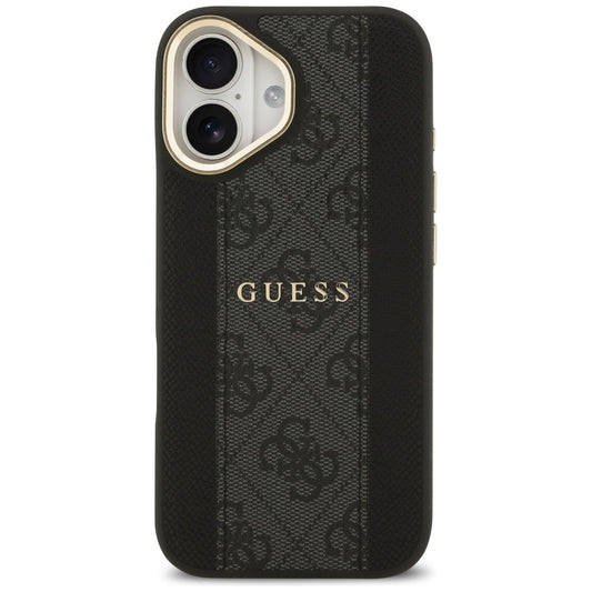 Capa MagSafe para Apple iPhone 17, Guess, 4G Stripe, Preta