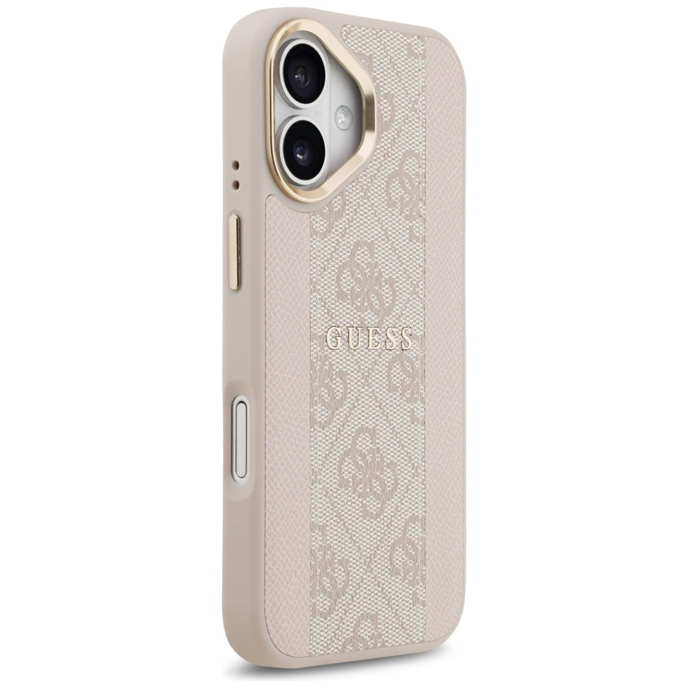 Capa MagSafe para Apple iPhone 17, Guess, 4G Stripe, Rosa