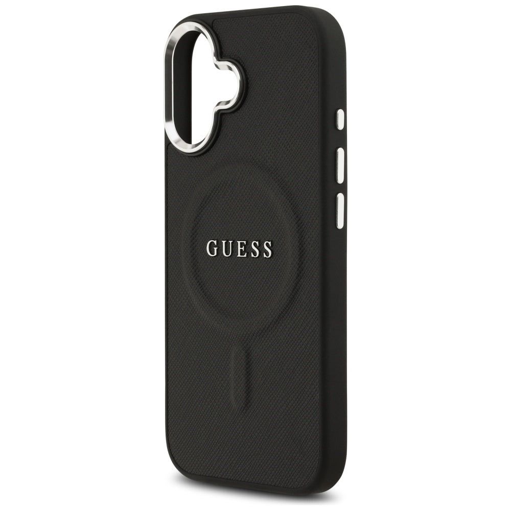 Capa MagSafe para Apple iPhone 17, Guess, Classic Logo, Preta